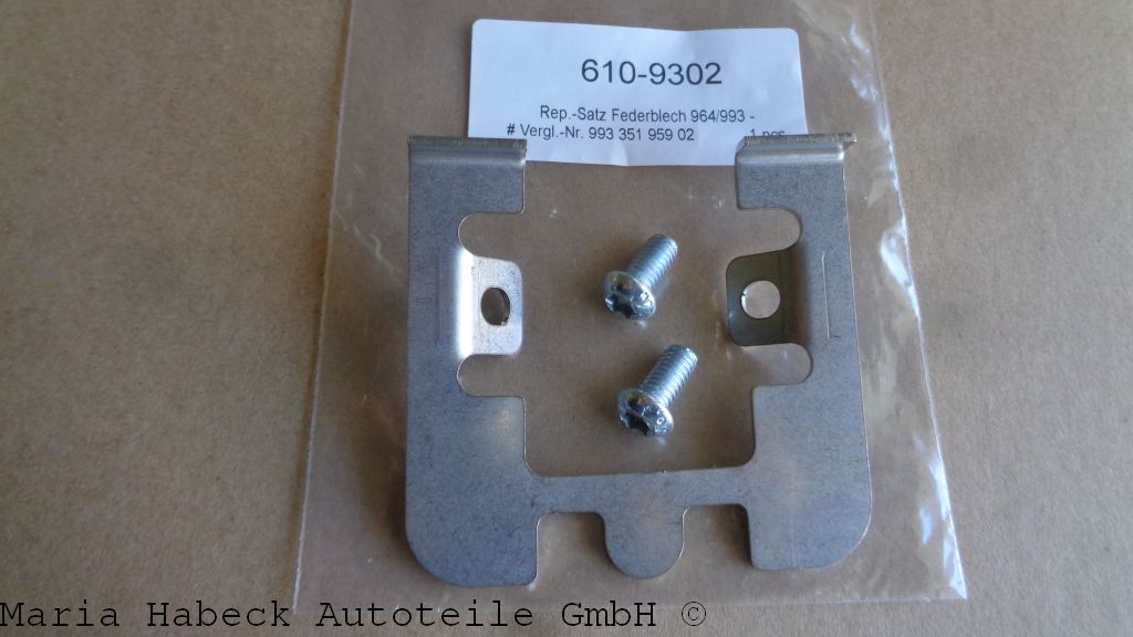 CPS Repair kit spring plates front brake caliper 993 Turbo 993 351 959 02