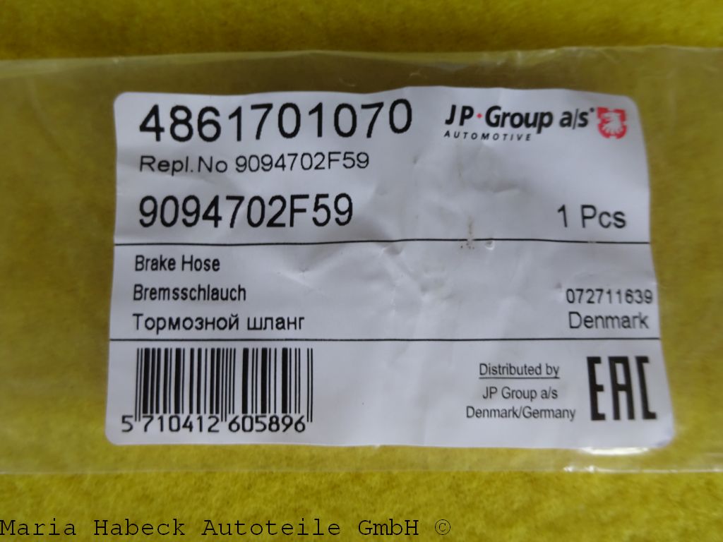 JP brake hose 4861701070 for TOYOTA AURION front and rear left