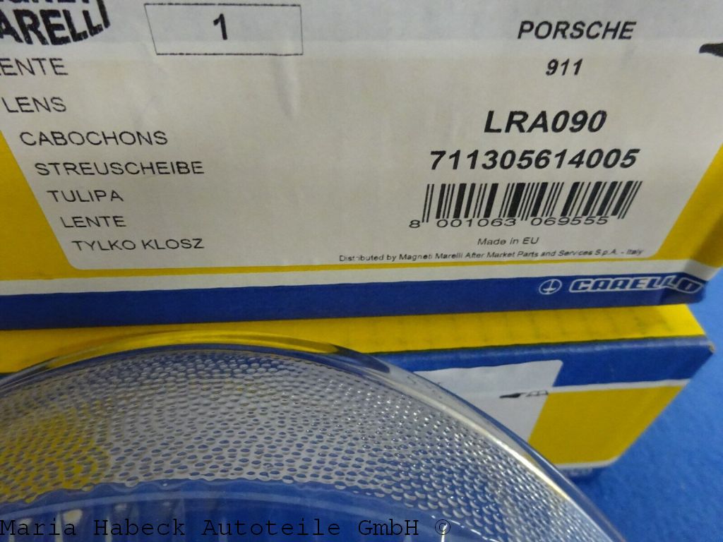 MM Headlight replacement lens -AL lettering- SET 911/964  year 65-93