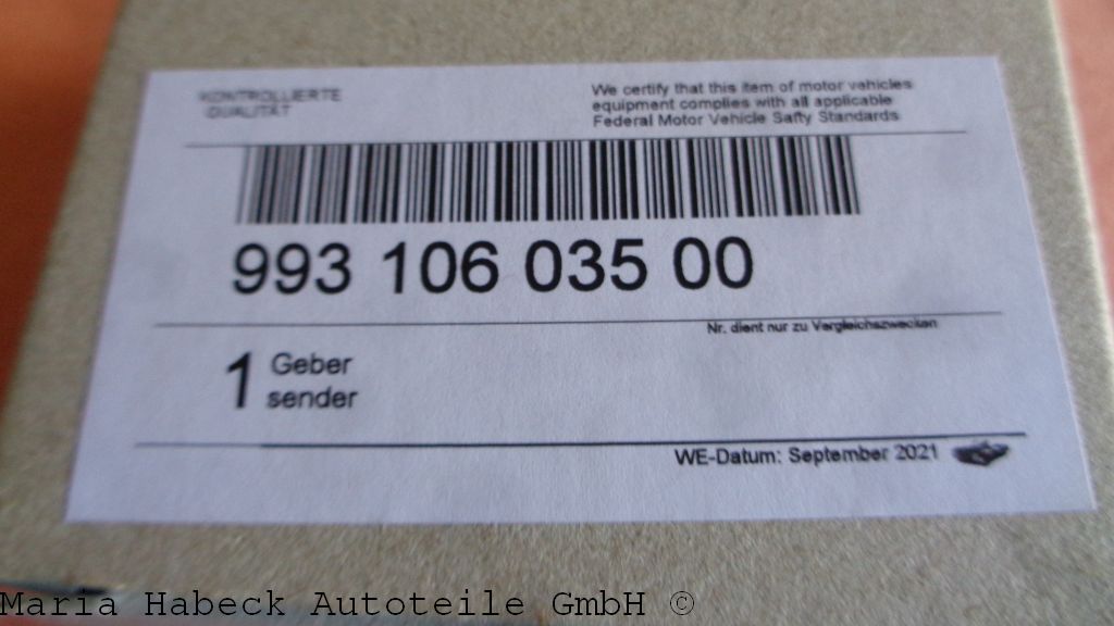 Sender generator belt   964 /993    964 106 035 02/993 106 035 00 Sender generator belt   964 /993    964 106 035 02/993 106 035 00