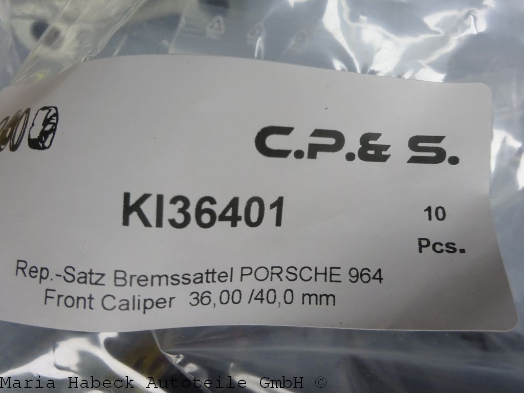 CPS Repair kit for Brembo brake caliper 964 front 36/40    KI36401K