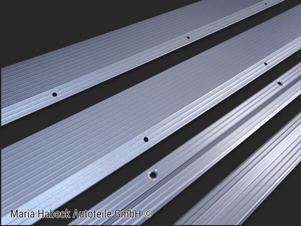 S-Trim Einstiegsleisten ALU SET  Porsche 911 Bj. 69-73  90155111550 90155111650