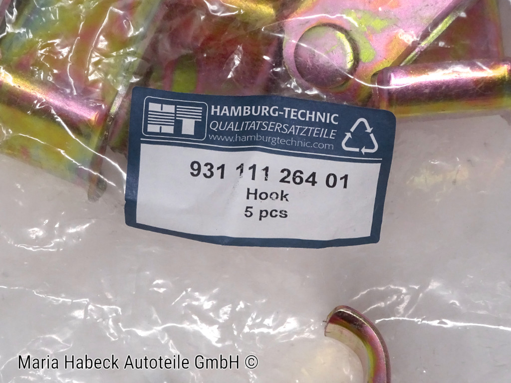 HT mounting hook rear silencer Porsche 924 944 944 S2 968 93111112101 HT mounting hook rear silencer Porsche 924 944 944 S2 968 93111112101