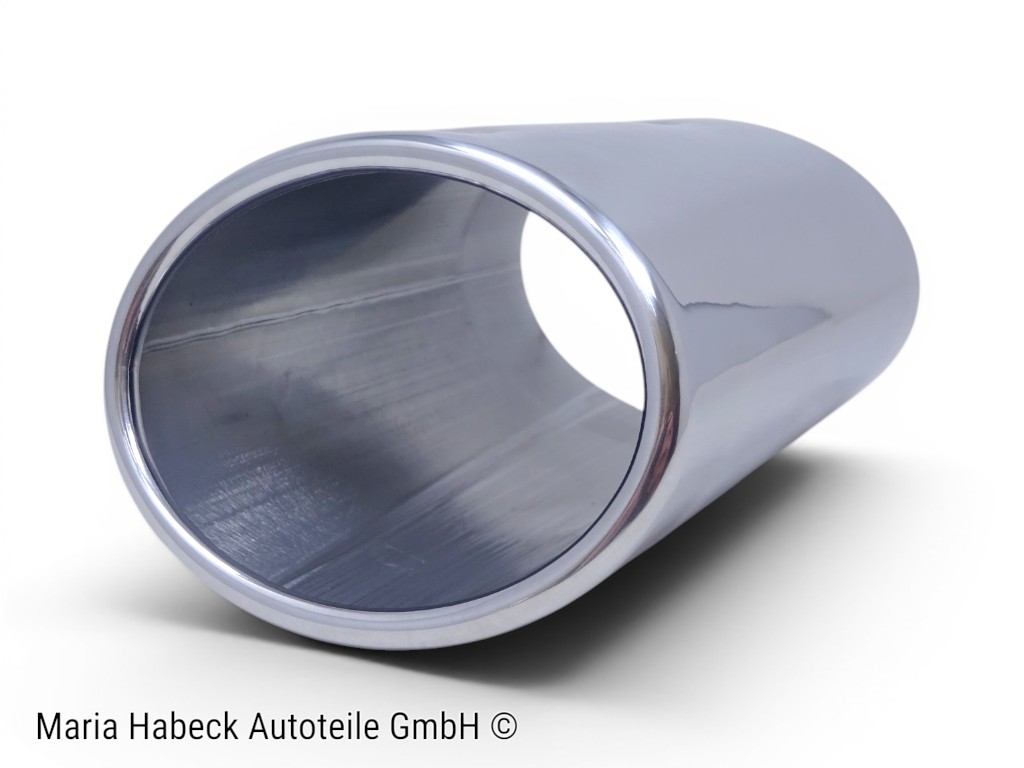 JP Endrohr Auspuffblende polierter Edelstahl  für Porsche 924S / 944  92.490SKI