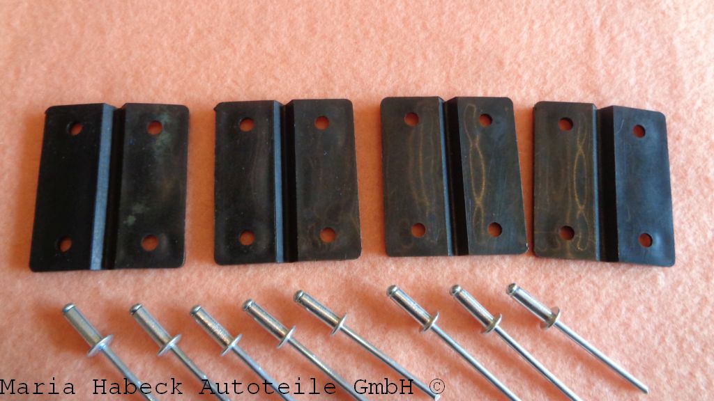 Stilcars Türtaschen Befestigungsset  Scharniere und  Schrauben  für 4 Taschen