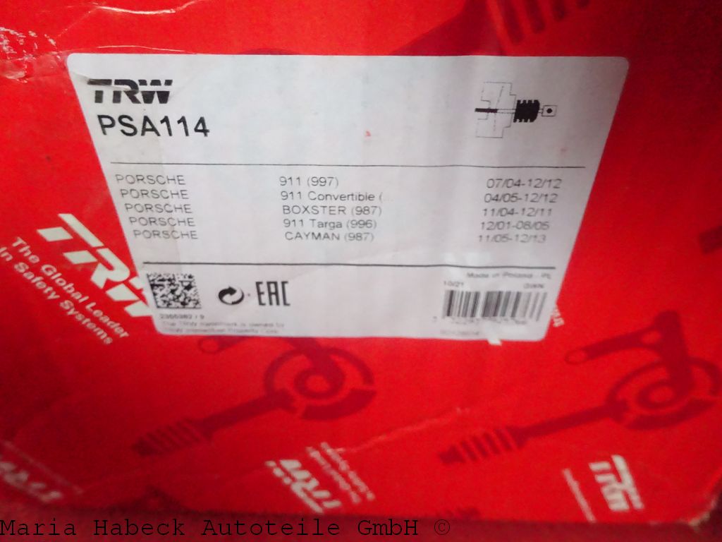 TRW brake booster 996 / 997 / 987 PSA114 99735592300