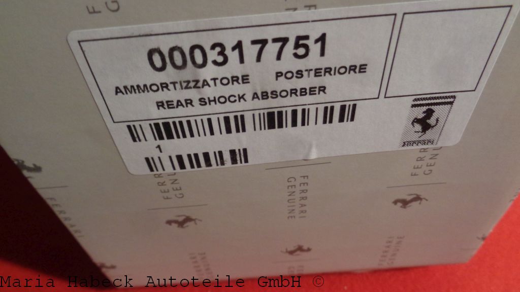 Ferrari Stoßdämpfer Hinterachse 317751für Ferrari 488 GTB / 488 Spider