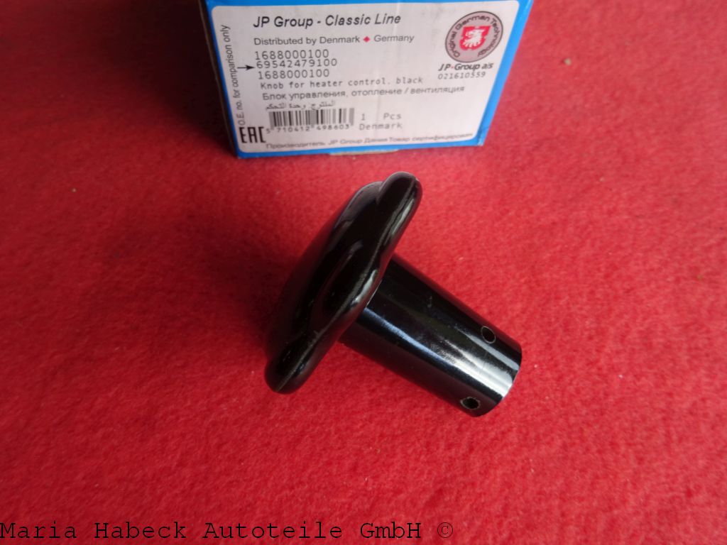 JP Heizungsdrehknopf Porsche 356 A/B/C schwarz     69542479100