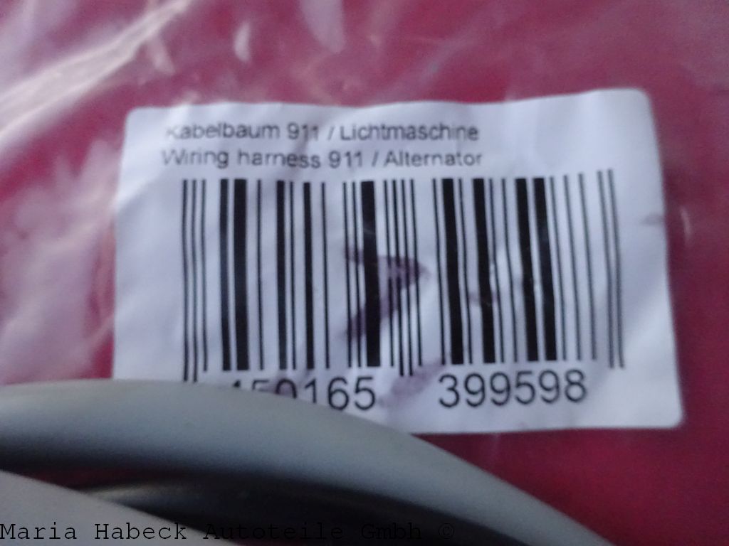 Stilcars Kabelbaum Motor für Porsche 911 3,2 Carrera  Bj. 86-89  91160701602