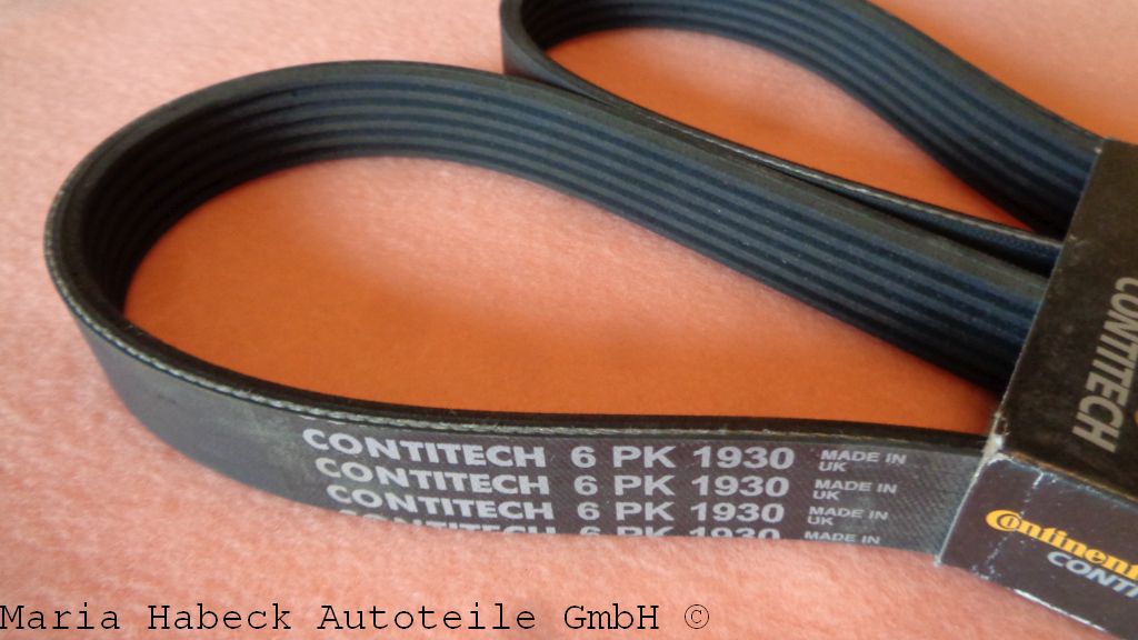 Conti V-ribbed belt Porsche 996 Boxster986 6PK 1930 99610215167