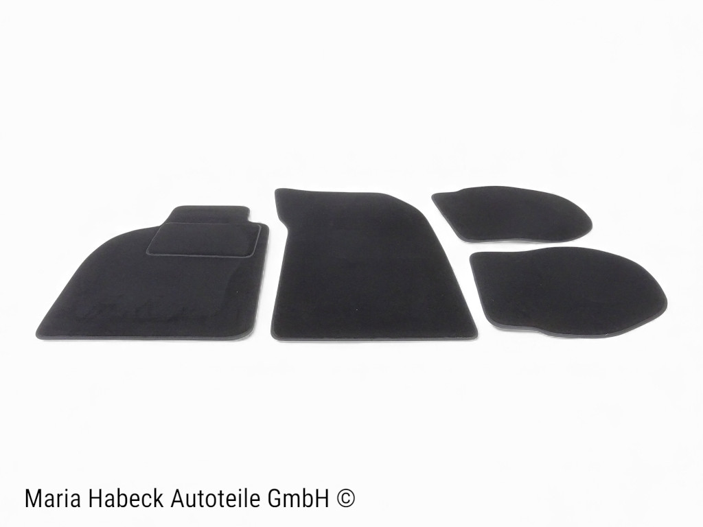 S-Trim Fußmattensatz schwarz  für Porsche 964 Coupe / Cabrio Bj. 89-98