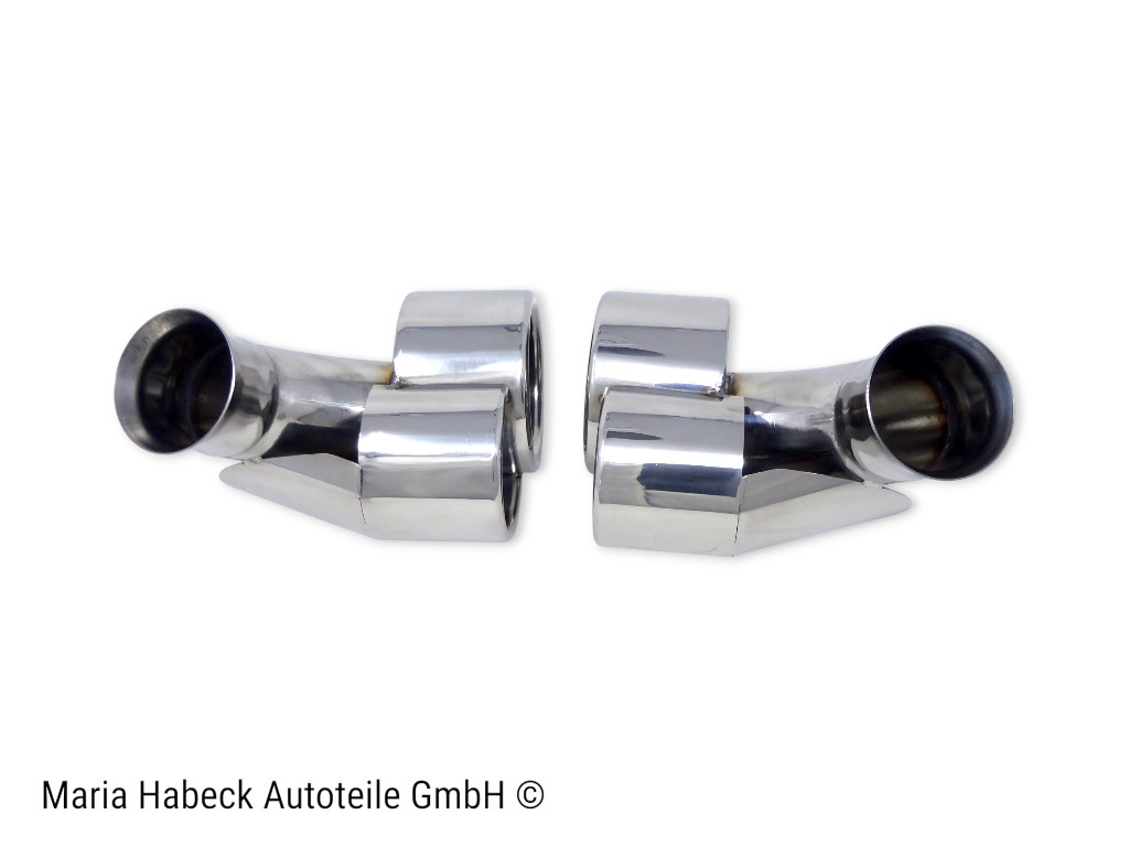 JP Auspuff Endrohr im Turbo Look Edelstahl  Porsche 996  96.904S  99611125155