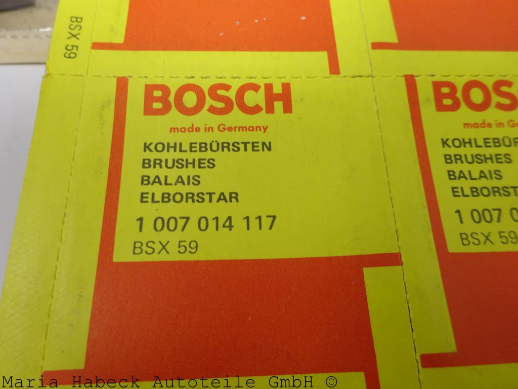 Bosch Kohlebürsten  Anlasser Set 2 Stück NOS   BSX 59 /  1007014117