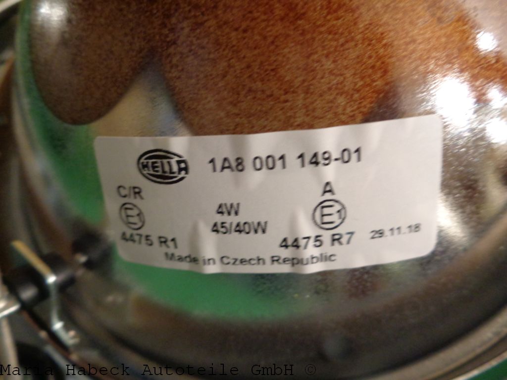 Hella Scheinwerfer Porsche 356   1A800149-011
