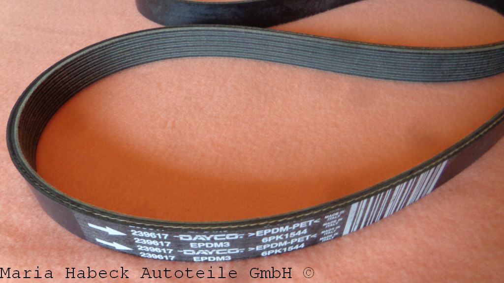 Rippenriemen 6 PK 1544 Kompressor 239617 passend für Maserati Gran Tourismo