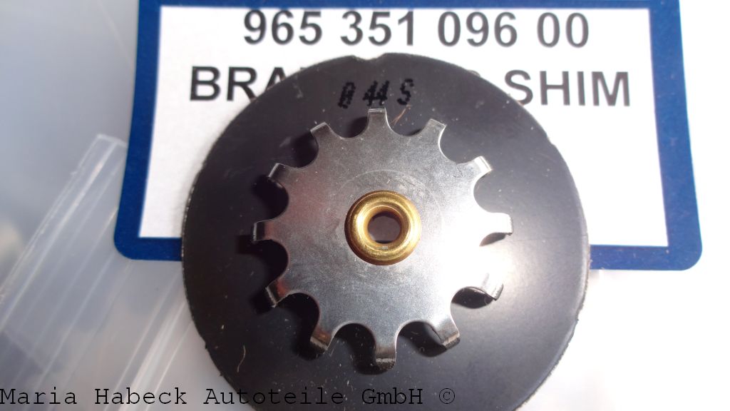 Damping plate for brake pads 44mm 965 351 096 00