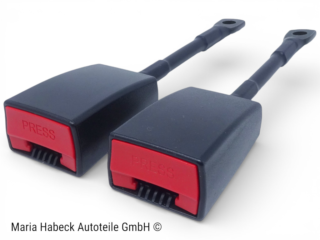 S-Trim Sicherheitsgurt 3-Punkt Rot SET 2 Stck kompl.  Porsche 914  91480345511