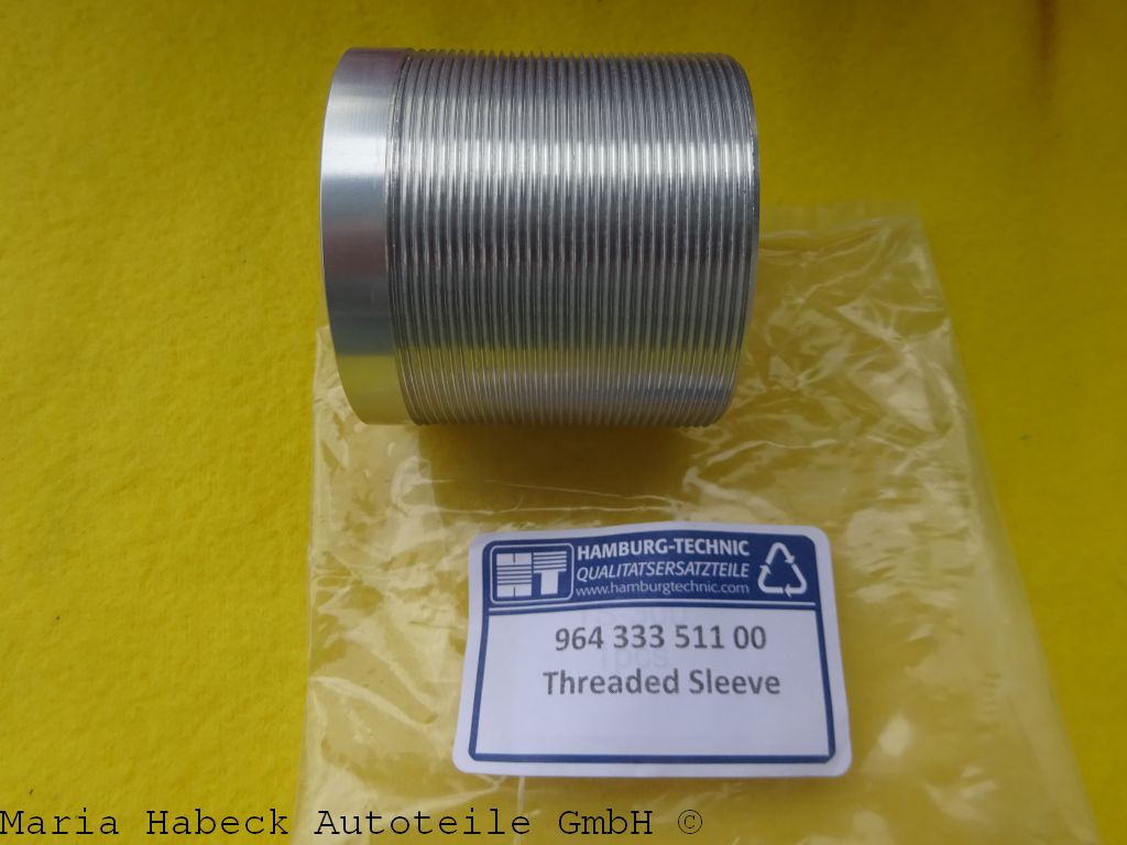 HT threaded sleeve for 964 rear shock absorber   964 333 511 00 HT threaded sleeve for 964 rear shock absorber   964 333 511 00