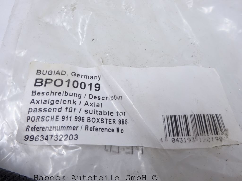 Bugiad Axialgelenk SET 2   Spurstange Porsche 996 986   99634732203