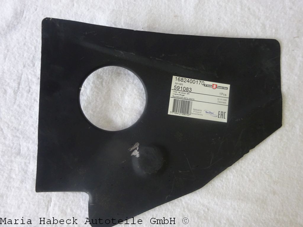 Reparaturblech Achsrohr innen links 591083 Reparaturblech Achsrohr innen links 591083