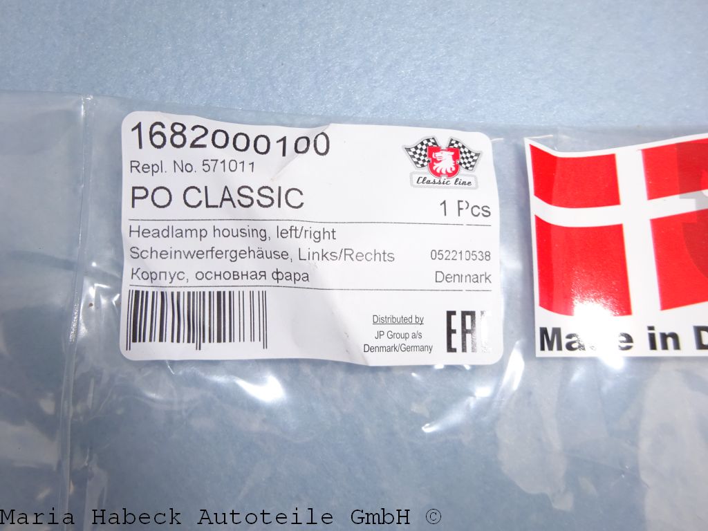 JP Headlamp housing, left/right  356  571011    PCG63101521GRV JP Headlamp housing, left/right  356  571011    PCG63101521GRV