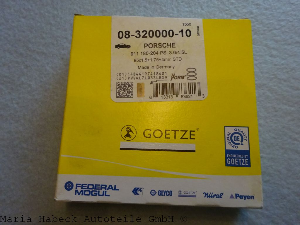 Götze piston ring set  911    08-320000-10 Götze piston ring set  911    08-320000-10