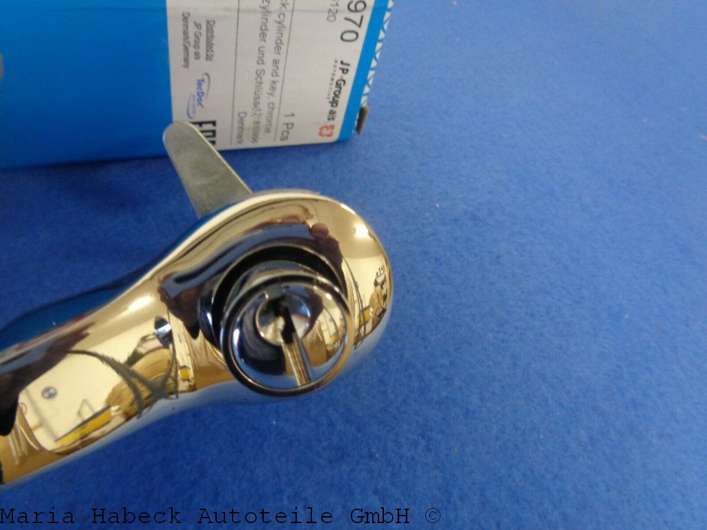 JP Outer door handle with lock cylinder chrome left 911 65-67