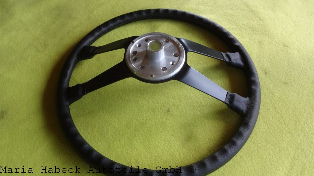 Lenkrad Leder schwarz JP 400 mm