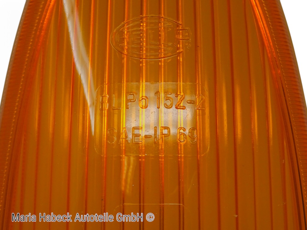 Hella indicator lens front orange US for 914 9EL107805-001 91463193411