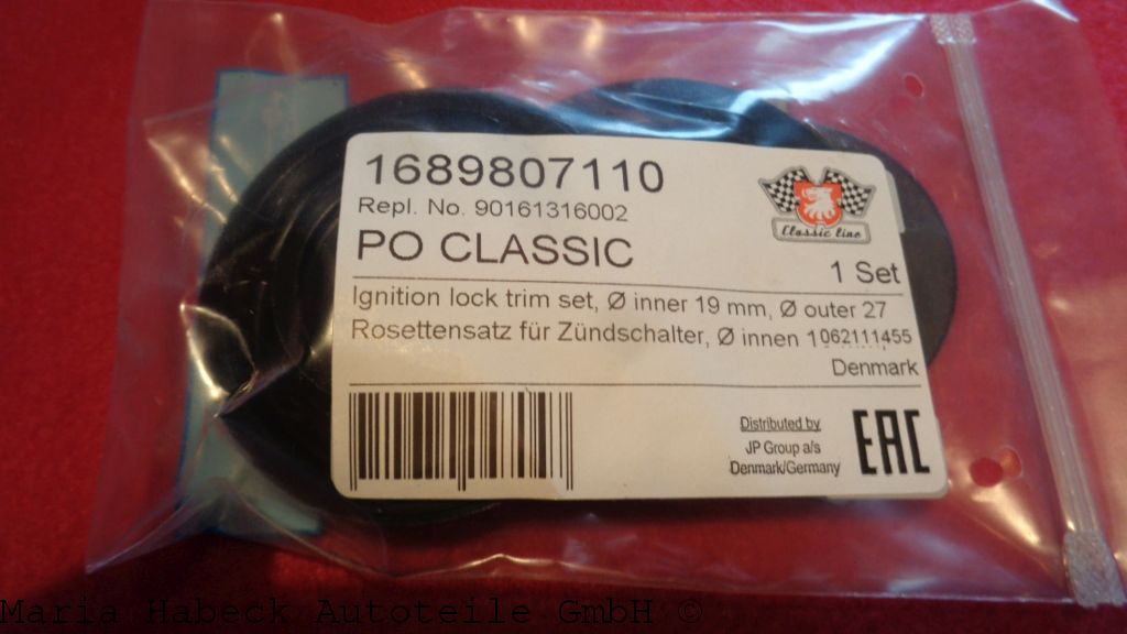 JP Abdeckblenden Set Zündschloß Porsche 911 Bj. 69-73   90161316002