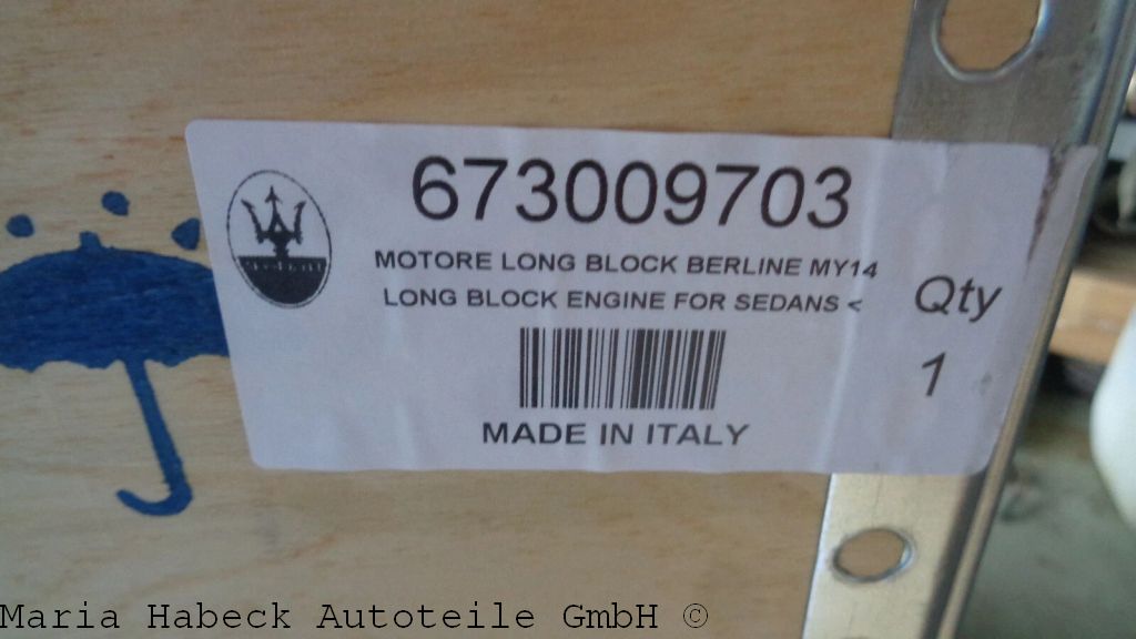 Maserati Motor gebraucht mit Lagerschaden an Bastler  673009703