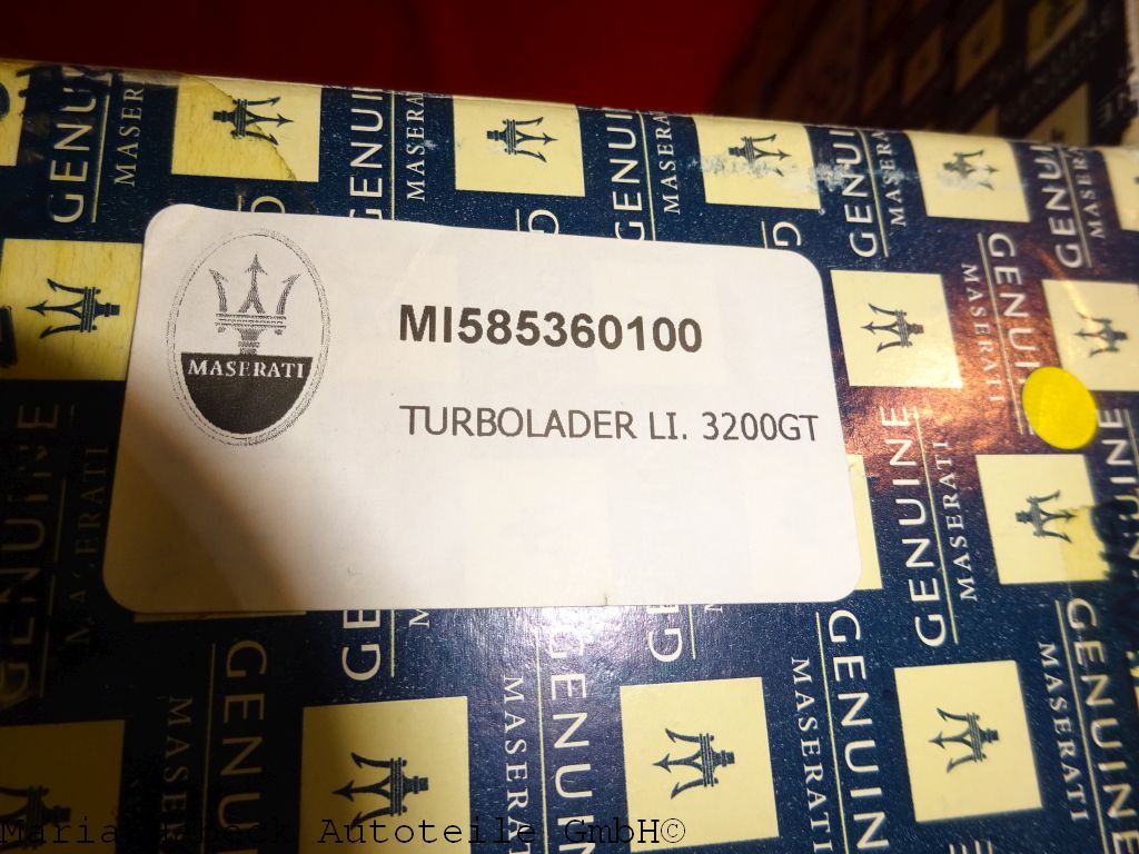 Maserati Coupè 3200 GT V 8 32 V Turbolader links 585360100 98-02