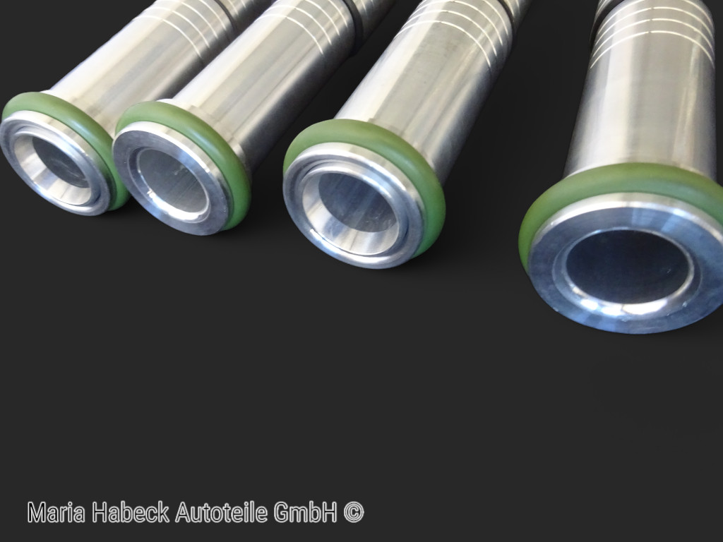 Set 4 pcs. HT Oil return pipe alu 2-piece for  Porsche year 65-98  90110735101 Set 4 pcs. HT Oil return pipe alu 2-piece for  Porsche year 65-98  90110735101