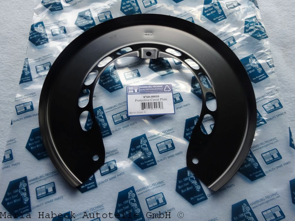 HT Brake dust panel 911 HA from 74 911 352 801 20 HT Brake dust panel 911 HA from 74 911 352 801 20