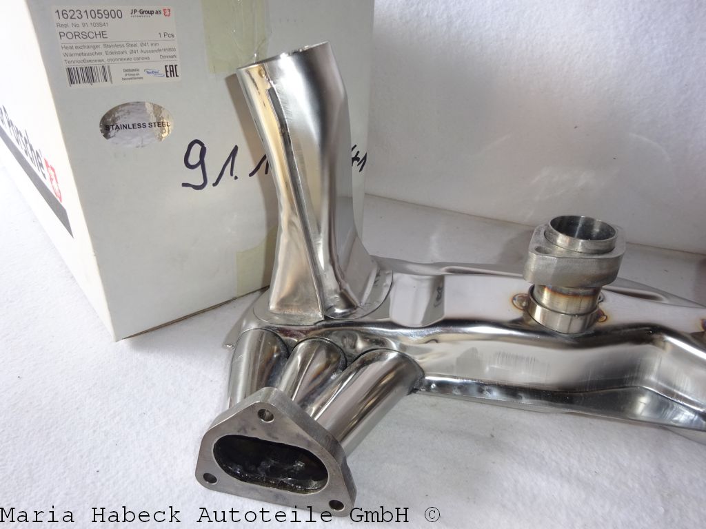JP Wärmetauscher 3,0 / 3,3 Turbo Edelstahl 41mm   91.103S41    93021102103