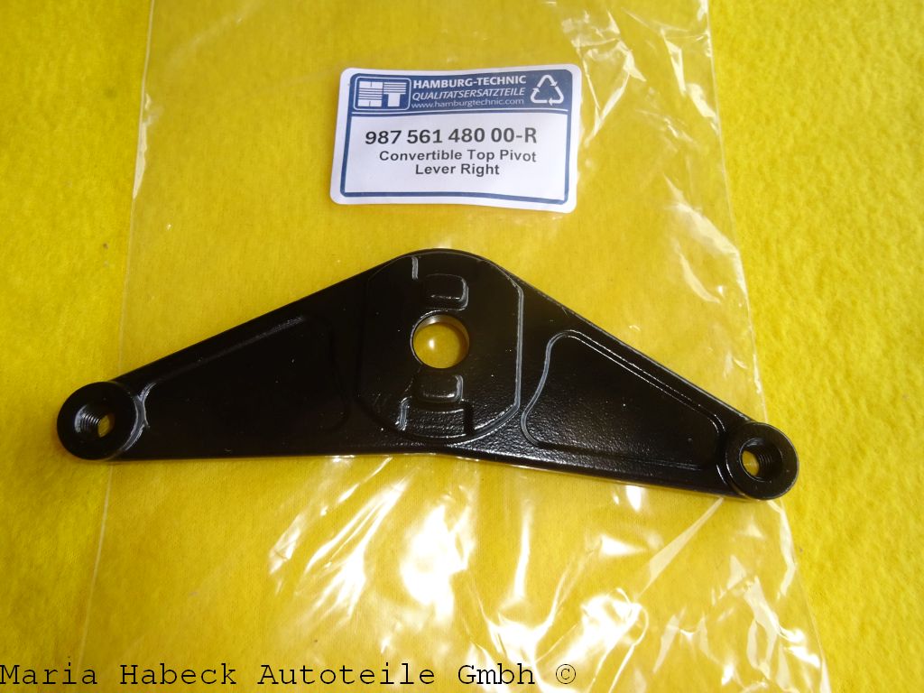 HT drive lever for convertible roof gear right Porsche 986 987   98756148000