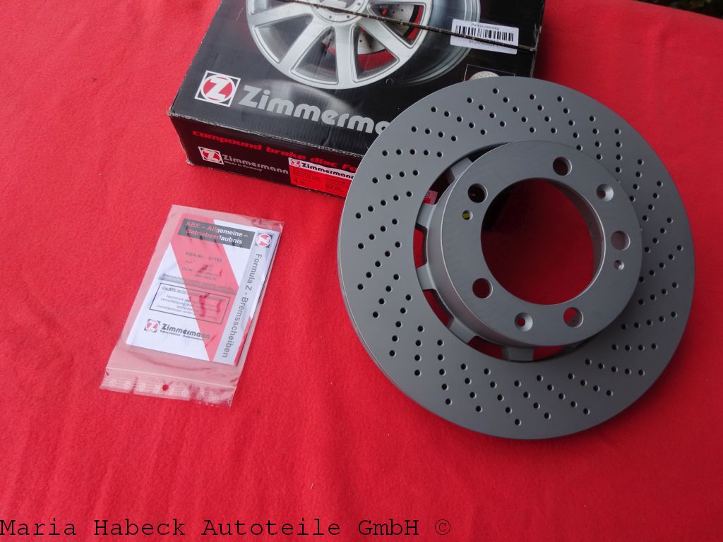 Zimmermann Bremsscheibe 993 Turbo / GT2 rechts VA Formula Z 460.1565.70 Zimmermann Bremsscheibe 993 Turbo / GT2 rechts VA Formula Z 460.1565.70