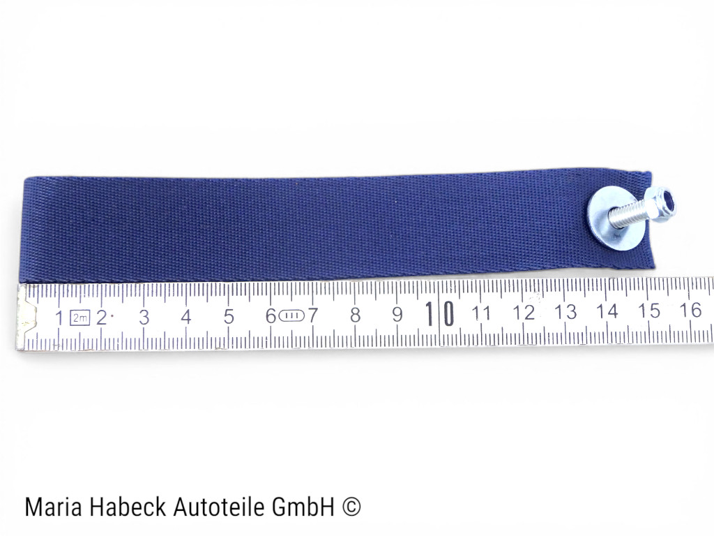 S-Trim Türschlaufe Türentriegelung blau  SET kpl mit Rosette Porsche 911  964