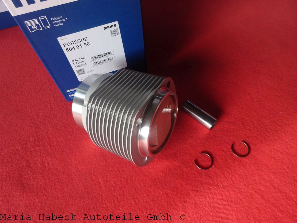 Mahle Piston and Cylinder Assy Porsche 356 Super 90 5040190 61610390490 Mahle Piston and Cylinder Assy Porsche 356 Super 90 5040190 61610390490