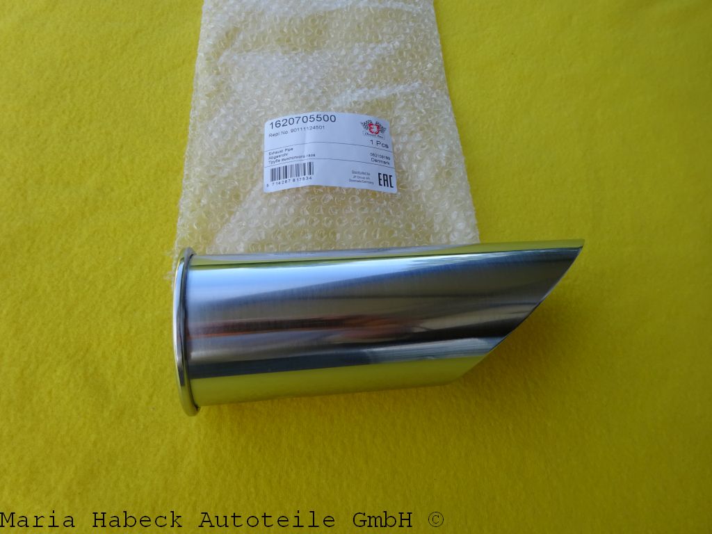 JP Blende in Chrom f. Endtopf  für Porsche 911 Bj. 64-73 / 914   90111124501