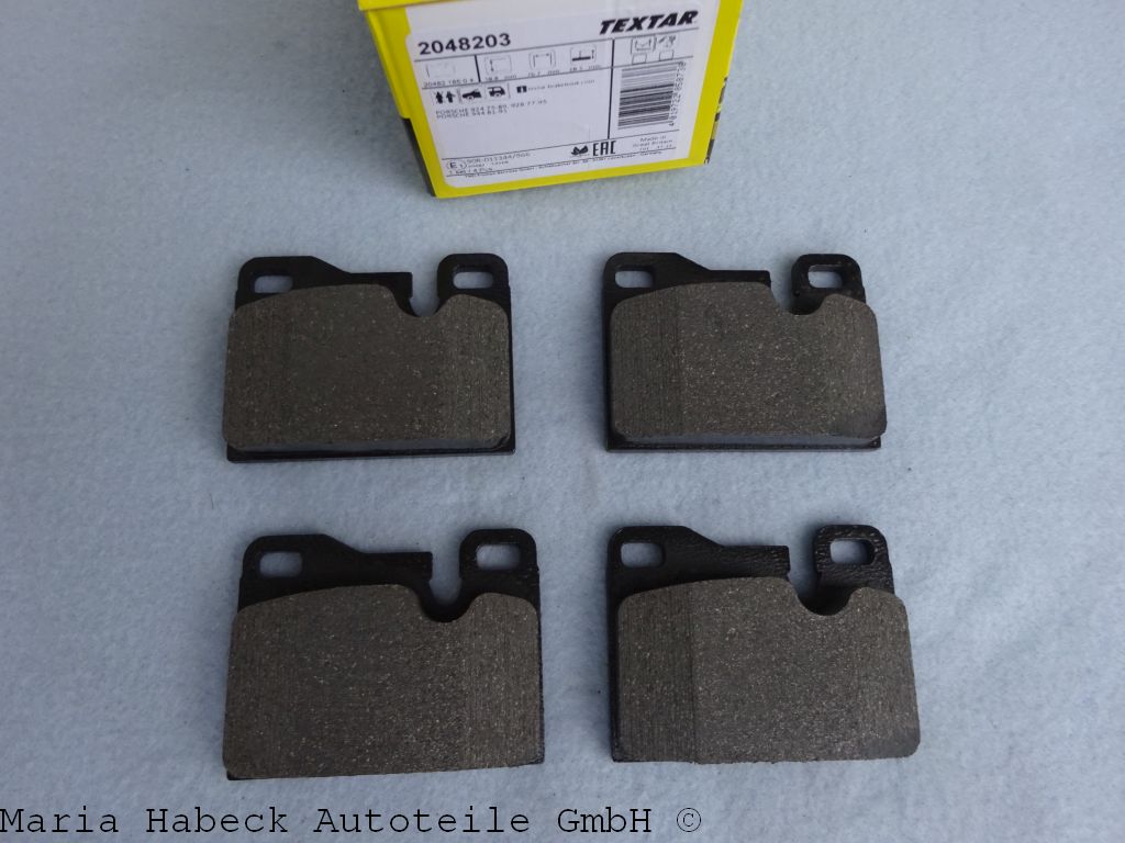 Textar brake pad set for Porsche 924/944/928  2048203