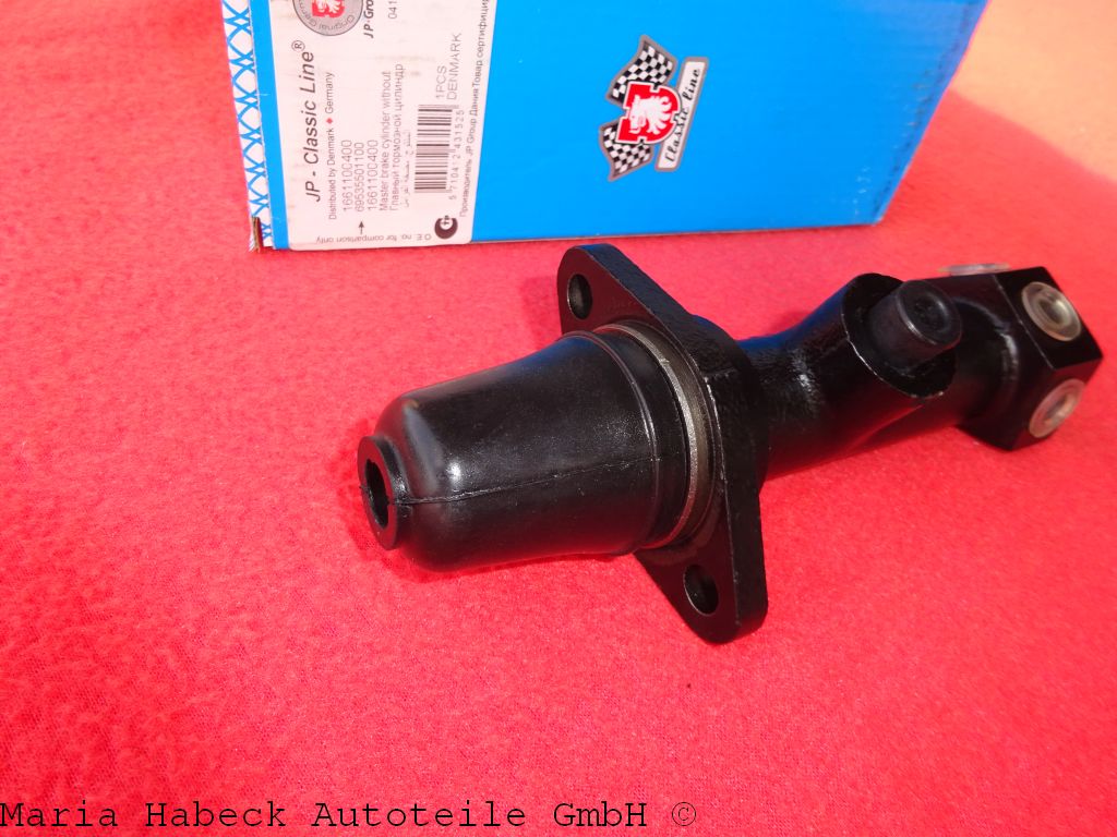 JP master brake cylinder Porsche 356 C 3 connection. 69535501100