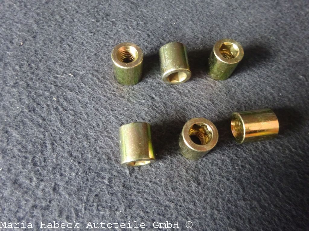 HT Inbusmutten SET 6 für Nockenwellengehäuse Porsche 911 / 964    90111127100 HT Inbusmutten SET 6 für Nockenwellengehäuse Porsche 911 / 964    90111127100