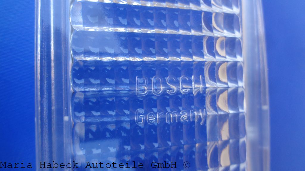 Blinkerglas Weiß Stoßstange  -B O S C H-  Porsche  911 Bj. 74-89  91163191400
