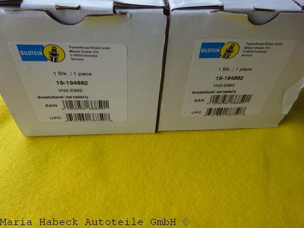 Bilstein Dämpfer SET 2  Hinterachse B4  Cayenne 19-194882 Bilstein Dämpfer SET 2  Hinterachse B4  Cayenne 19-194882