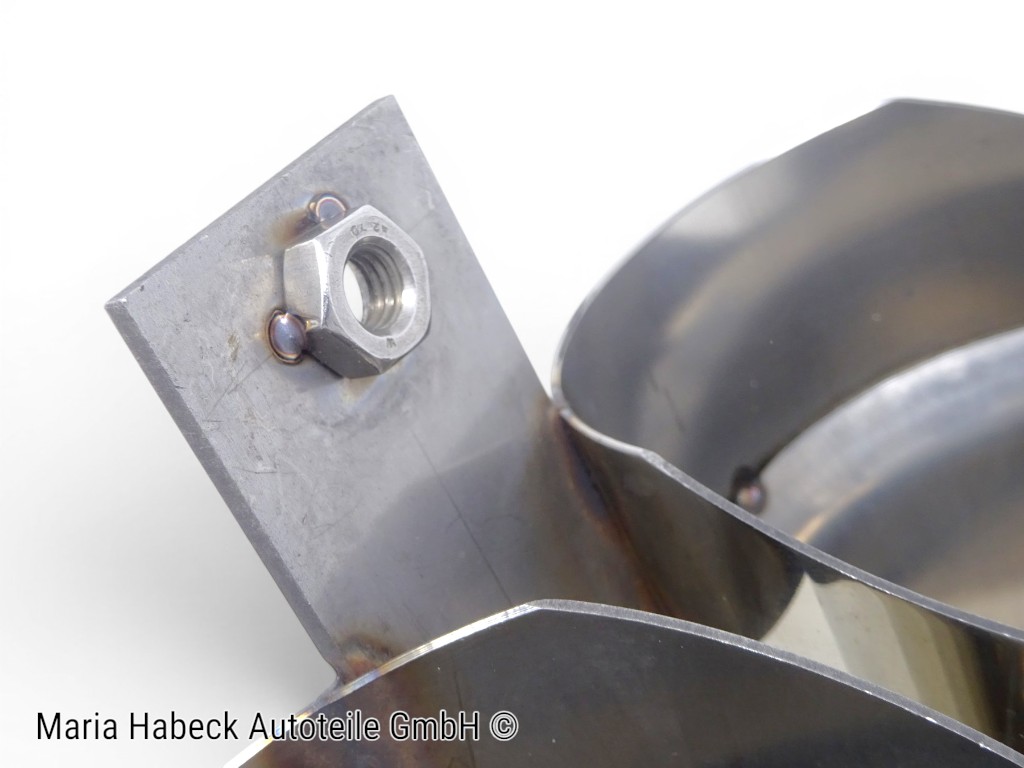 JP Auspuffblende Doppelrohr  Porsche Boxster 986 Bj. 96-04 1620704400  94.905S