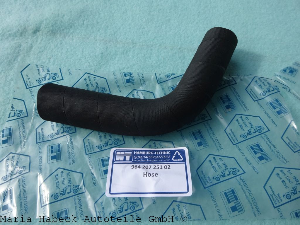 HT oil hose oil tank to thermostat Porsche 964 all years 96420725102 HT oil hose oil tank to thermostat Porsche 964 all years 96420725102