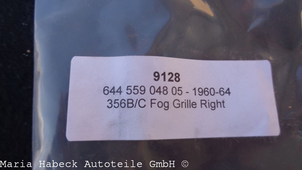 TMP Fog grille right  Porsche  356 B/C   9128      64455904805
