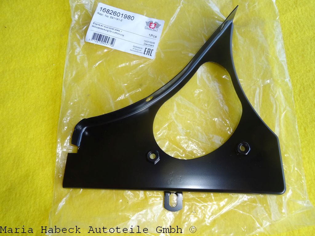 JP engine air duct - cover plate right Porsche 911 591191-2   91110603600