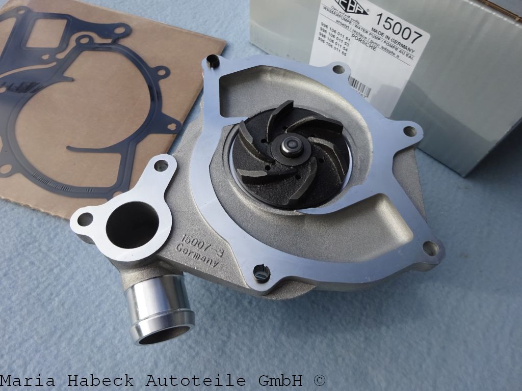 Water pump Geba all 996/986 Boxster 15007